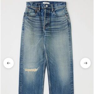 Moussy Vintage McKeller Wide Straight Denim Blue Jean 30